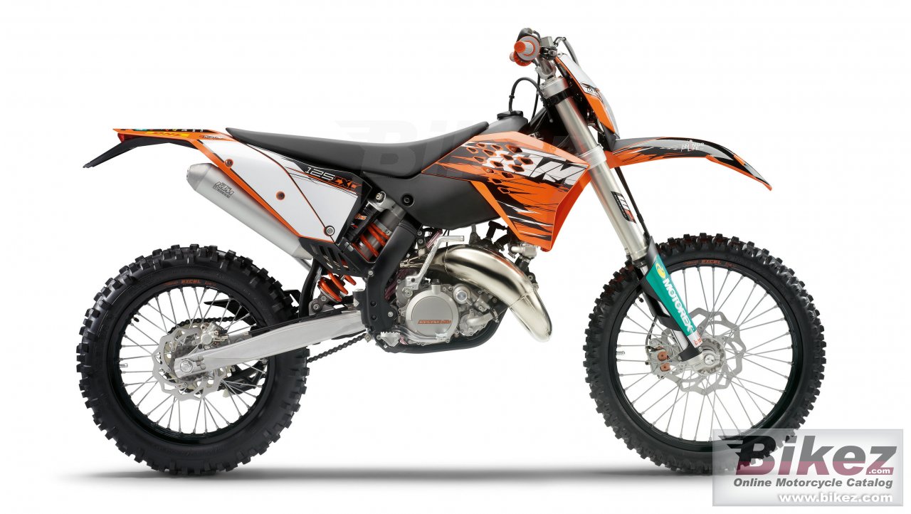 Big KTM 125 exc picture and wallpaper from Bikez.com